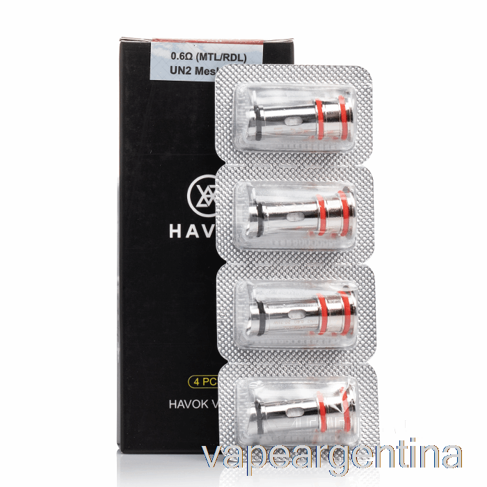 Bobinas De Repuesto Uwell Havok 0.6ohm Un2 Bobinas Malladas-h Vape Descartable